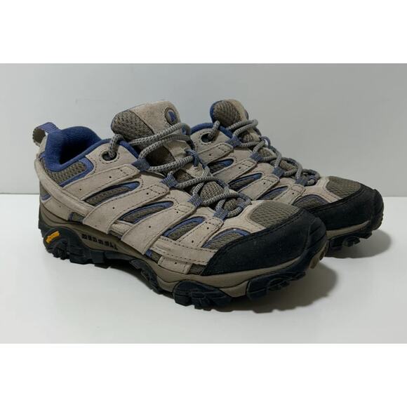 MERRELL Moab 2 Vent Hiking Outdoor Athletic Shoes Gray Womens 7 - Picture 1 of 9